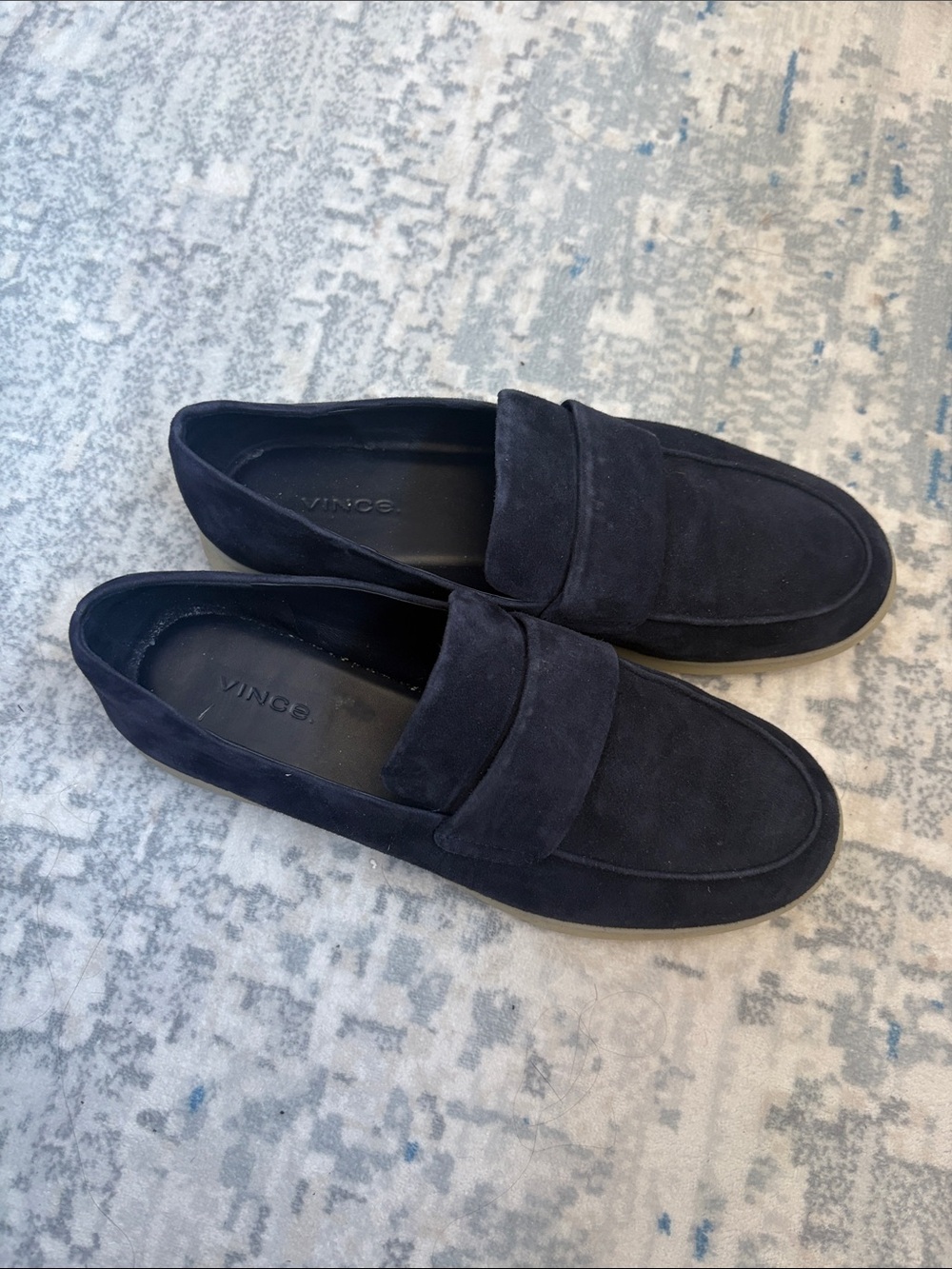 Vince Suede Slip-On Penny Loafers